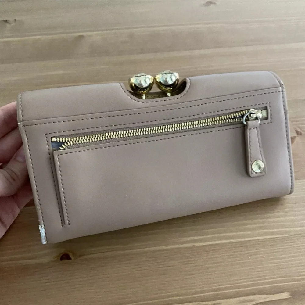 Ted Baker Pink Matinee Wallet with Bobble Kisslock